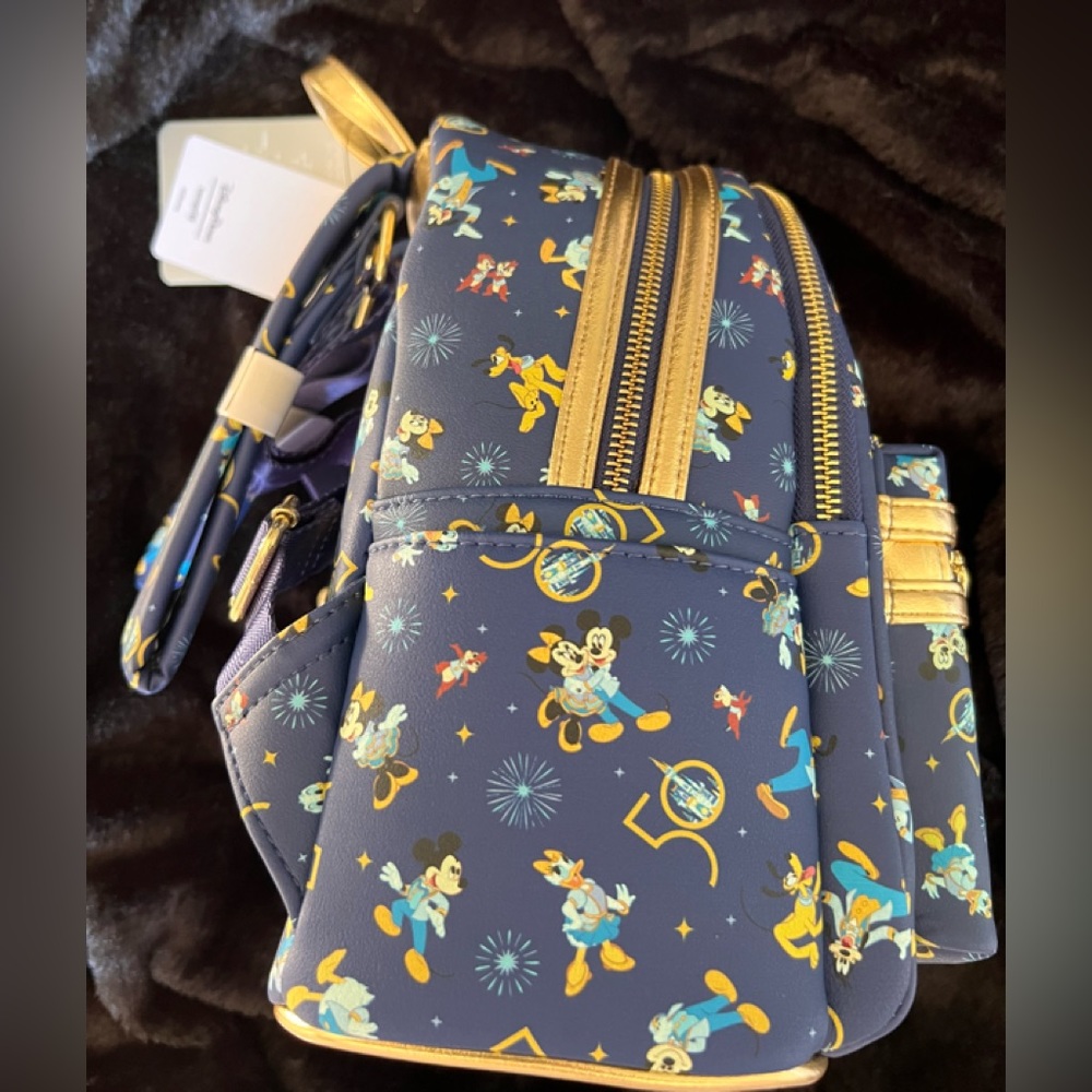 Disney 50th Anniversary Mickey and Friends Loungefly - Picture 5 of 5
